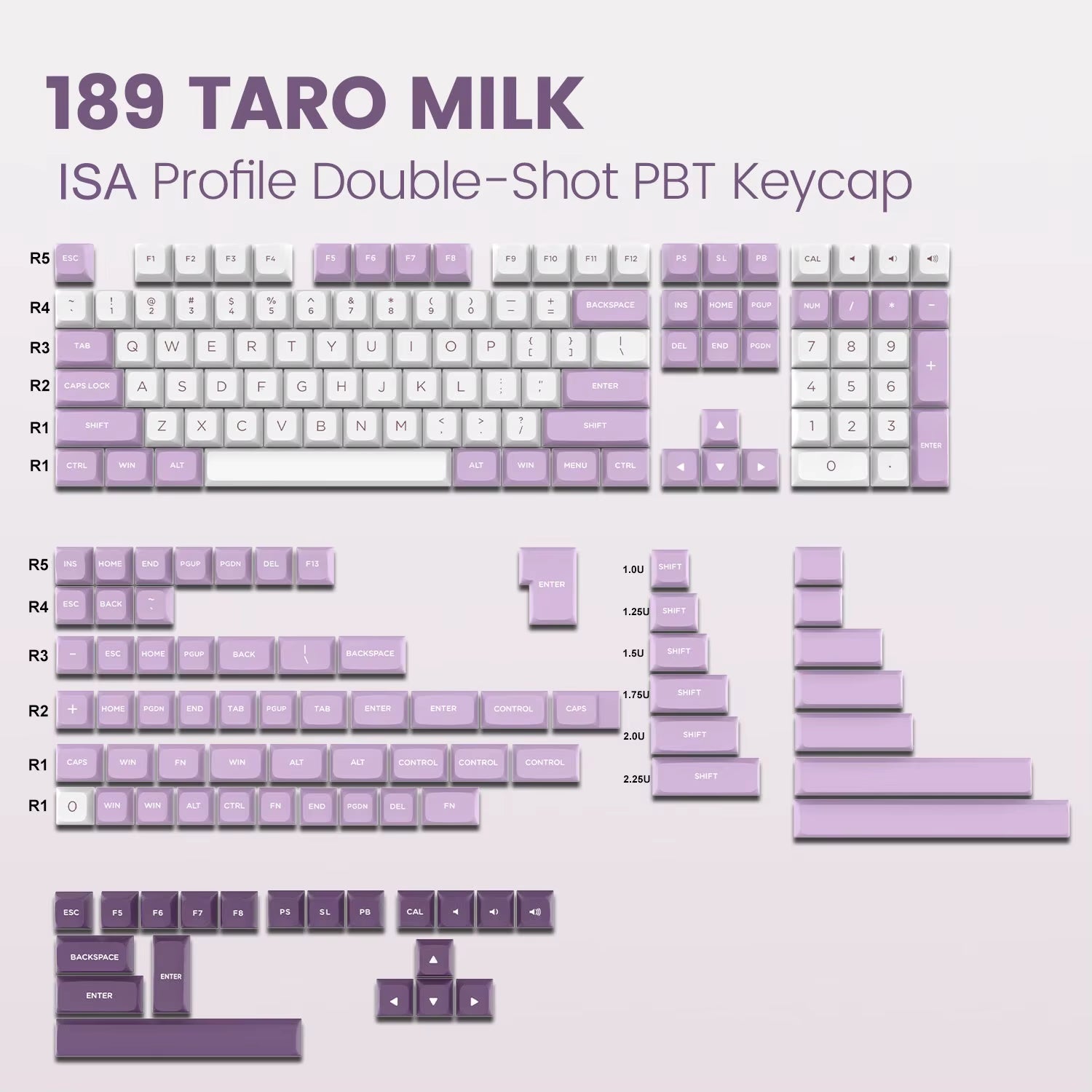168 Keys Double Shot PBT Keycap Custom WOB Keycap Cherry Profile Keyboard Keycaps for Cherry Gateron MX Switches Gaming Keyboard